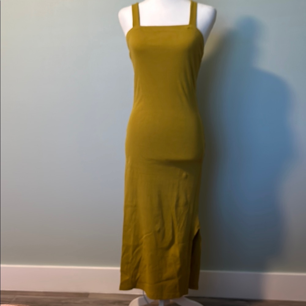 Elegant Mustard Yellow Dress